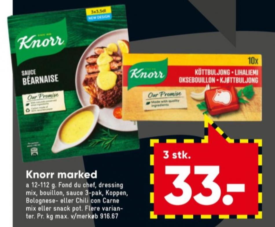 Knorr, Bouillon, Bilka marts 2023 - Alle Tilbudsavis