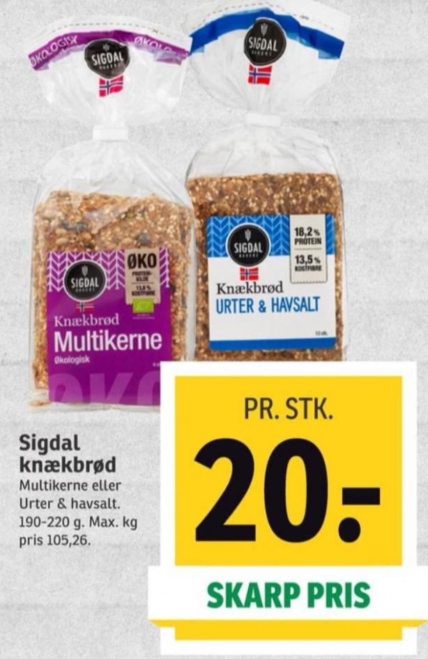 Sigdal, Knækbrød, SPAR 2021 - Alle Tilbudsavis