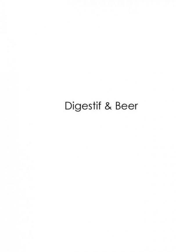 Digestif & beer . Geranium (2019-10-31-2019-10-31)