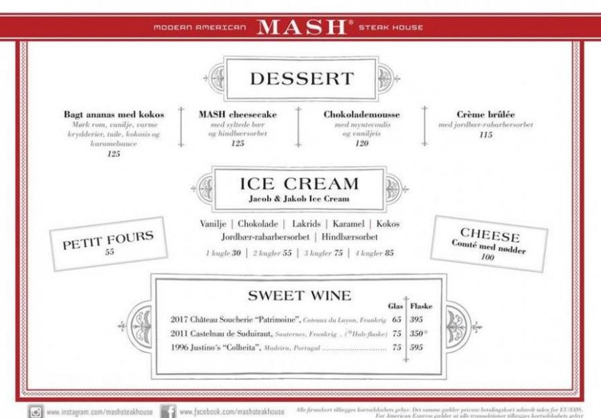 Dessert . Mash (2019-12-31-2019-12-31)