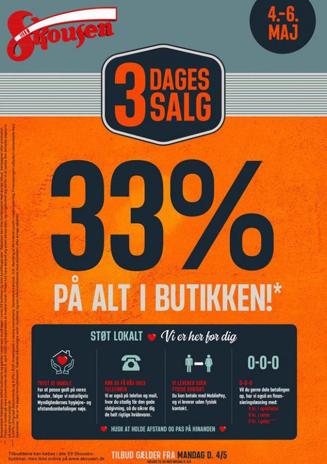 33% PÅ ALT I BUTIKKEN! . Skousen (2020-05-06-2020-05-06)