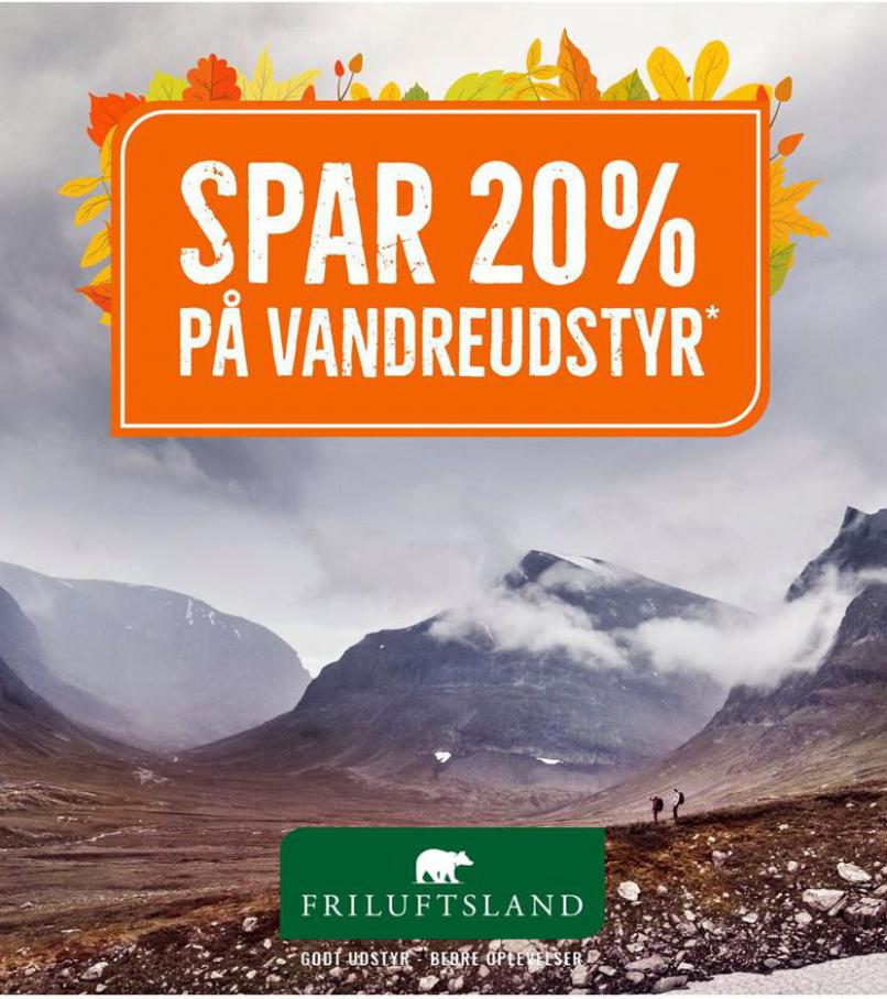 Spar 20% . Friluftsland (2020-09-13-2020-09-13)