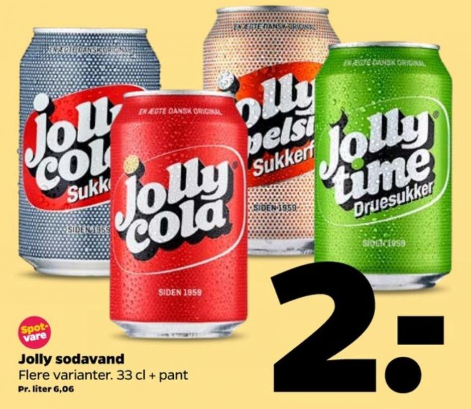 Jolly light, Cola, Netto 2021 Tilbudsavis