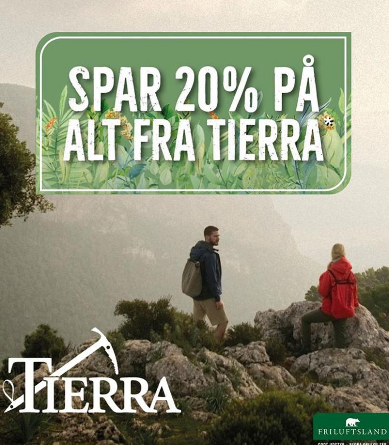 Spar 20% på alt fra Tierra . Friluftsland (2021-04-11-2021-04-11)