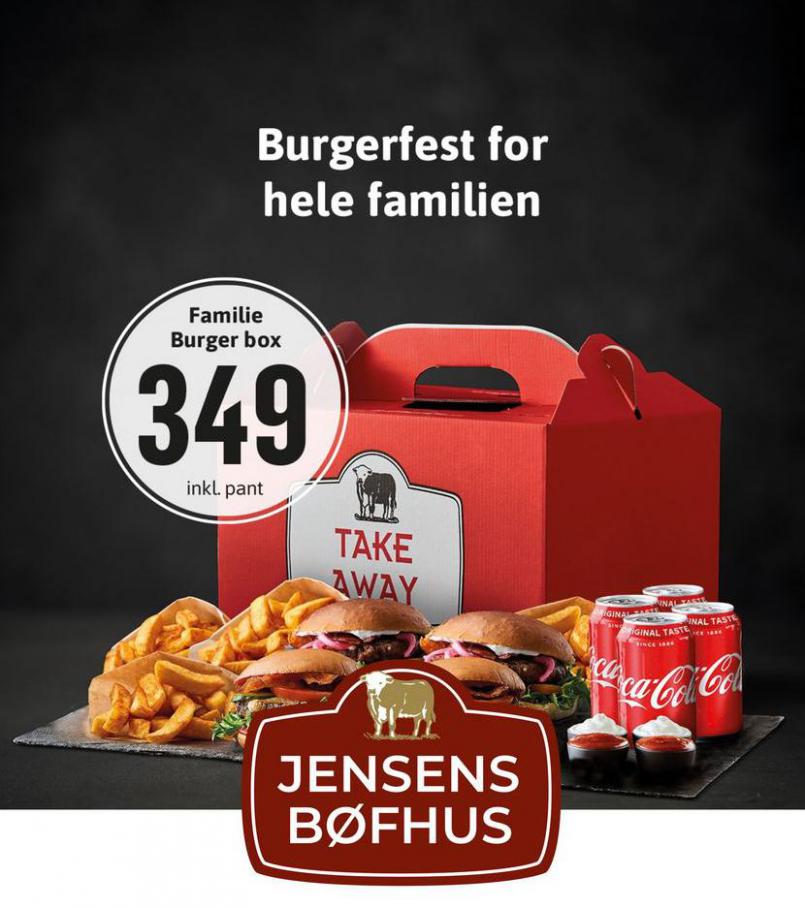 Burger fest for hele familien . Jensen's Bøfhus (2021-04-05-2021-04-05)