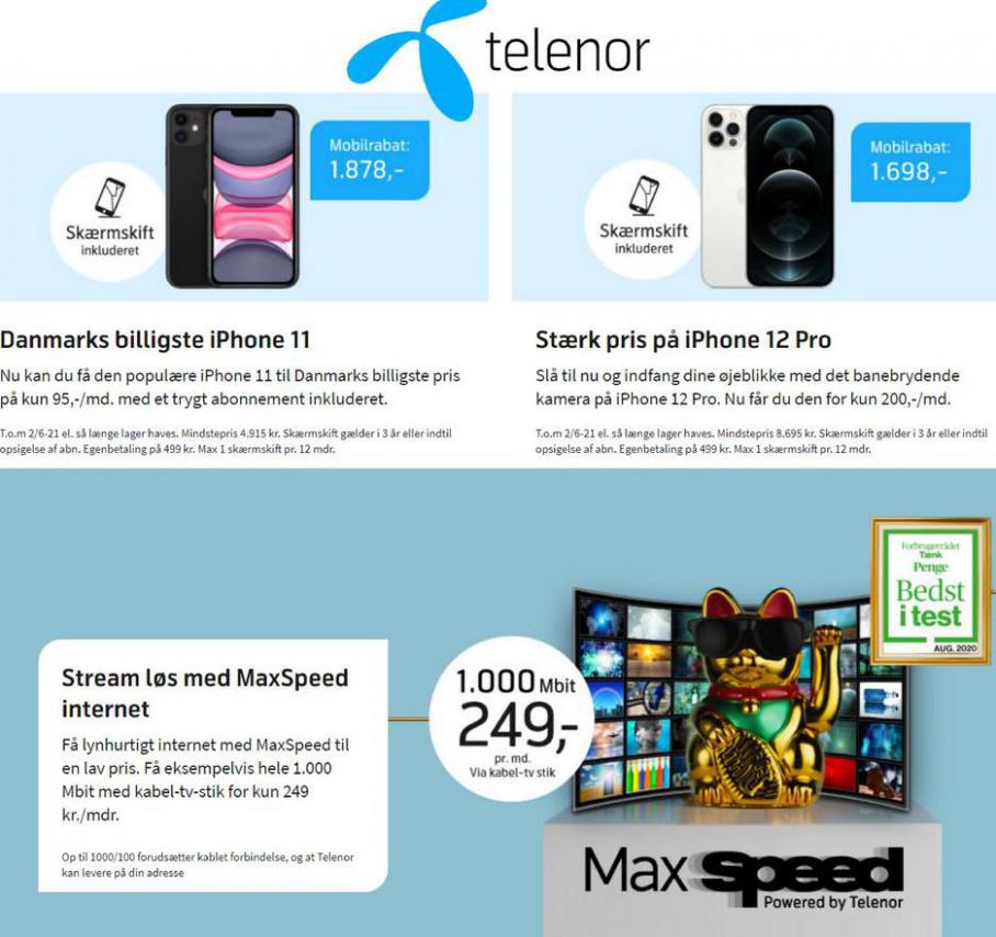 Mobiler på tilbud . Telenor (2021-05-30-2021-05-30)