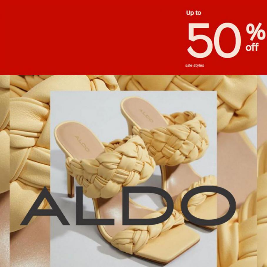 Sale -50%. Aldo Shoes (2021-08-31-2021-08-31)