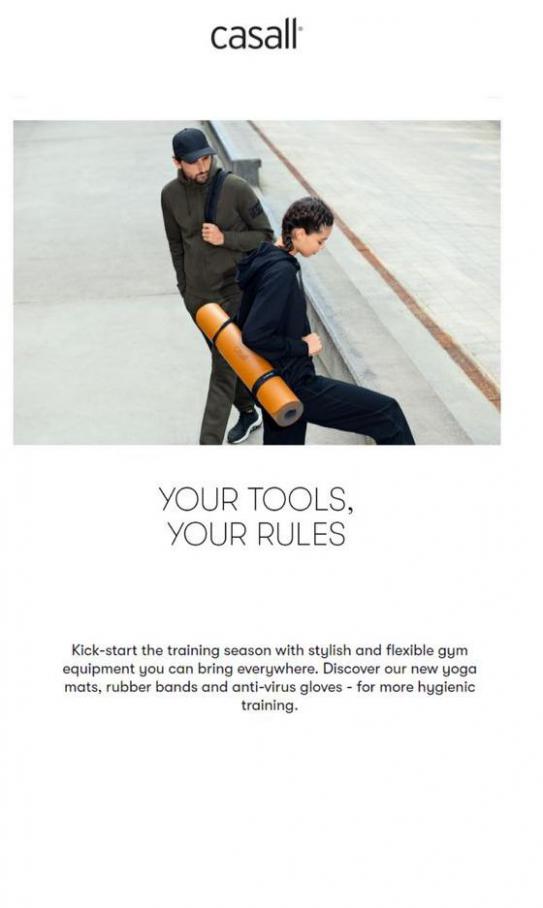 YOUR TOOLS,  YOUR RULES. Casall (2021-08-31-2021-08-31)