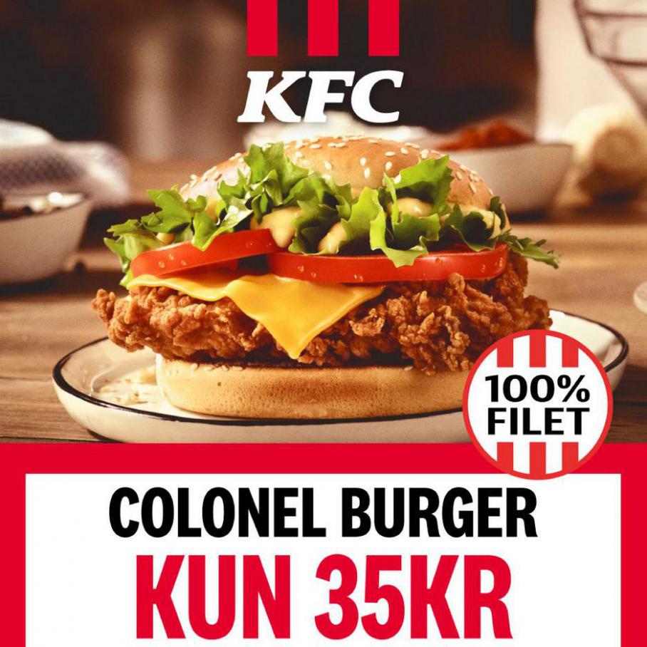 Colonels Original Burger – kun 35 kr!. KFC (2021-09-19-2021-09-19)