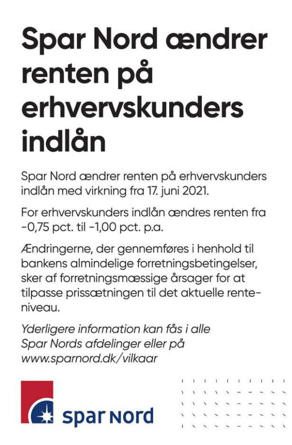 Renteaendring. Spar Nord Bank (2021-12-31-2021-12-31)