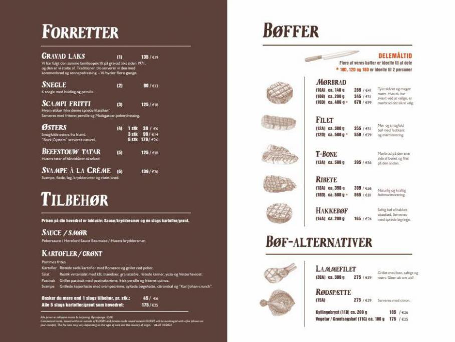 MENU. A Hereford Beefstouw (2021-11-30-2021-11-30)
