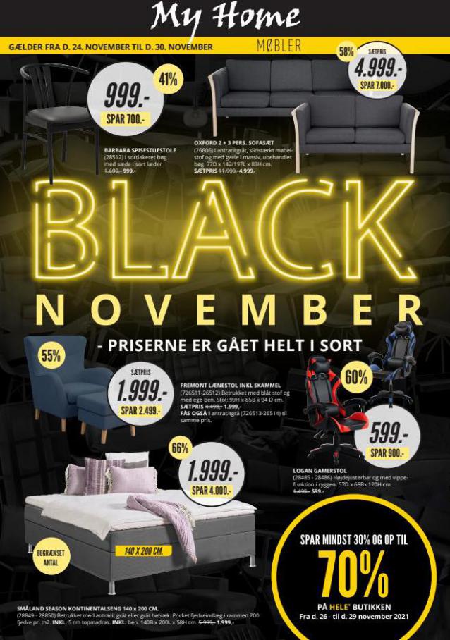 My Home Black November Tilbudsavis. My Home (2021-11-30-2021-11-30)