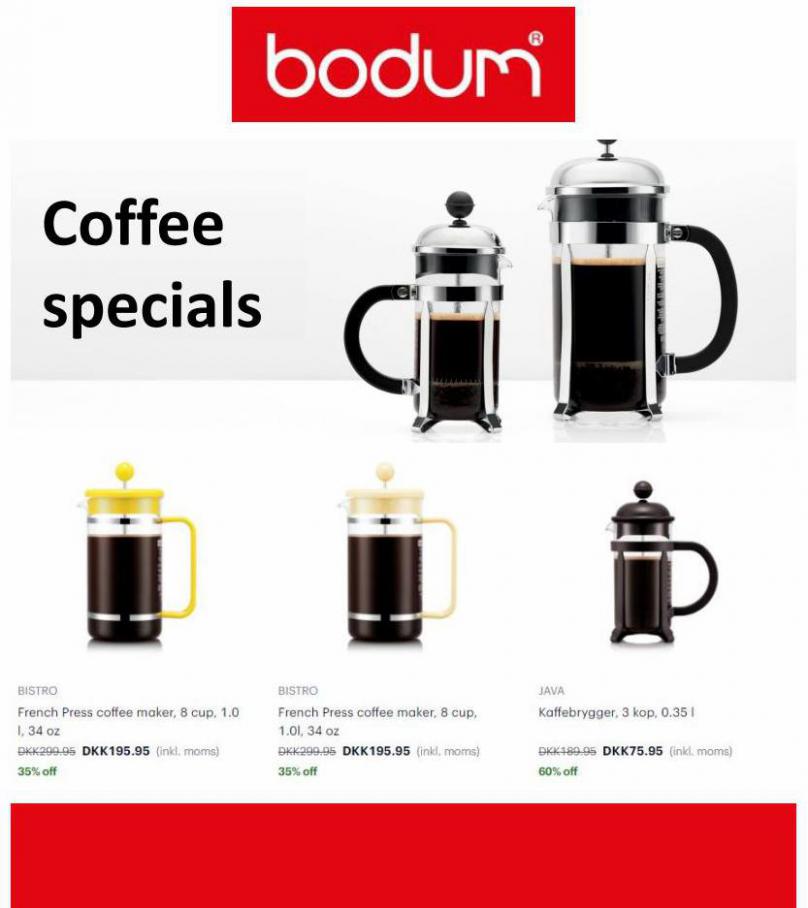 Coffee Specials. Bodum (2021-12-05-2021-12-05)