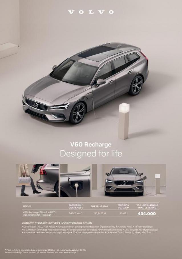 V60 Recharge Designed for life. Volvo (2021-12-31-2021-12-31)