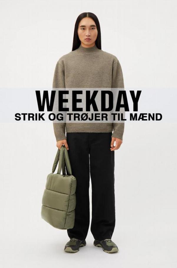 Strik og trøjer til mænd. Weekday (2022-01-29-2022-01-29)