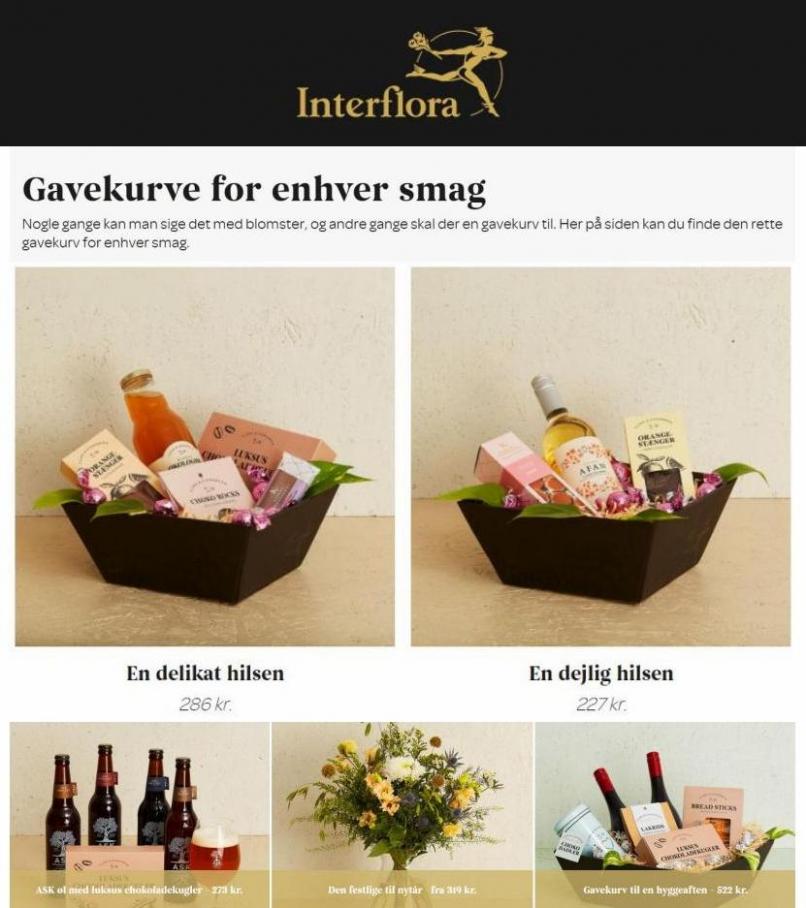 Gavekurve for enhver smag. Interflora (2022-01-11-2022-01-11)