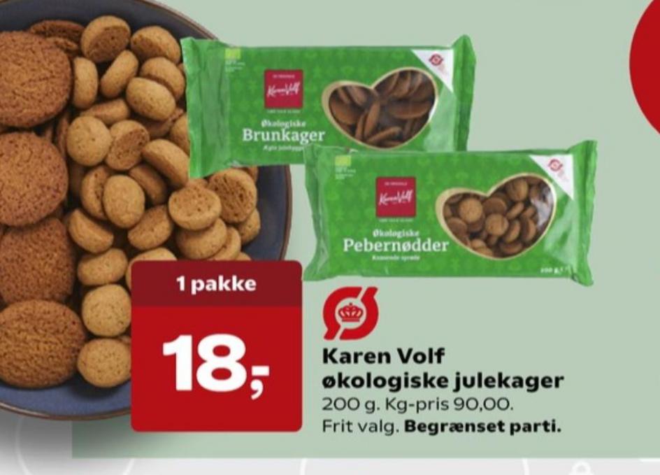 Karen Volf, Pebernødder, Kvickly december 2021 - Alle Tilbudsavis