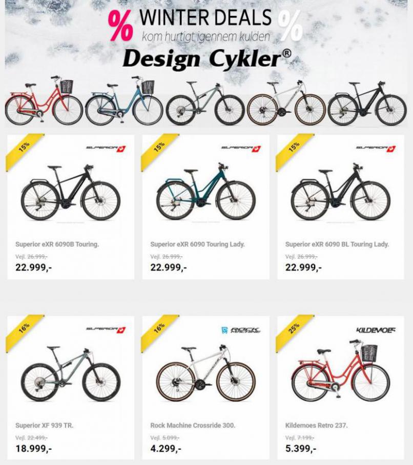 Winter deals 25%. Design Cykler (2022-02-07-2022-02-07)