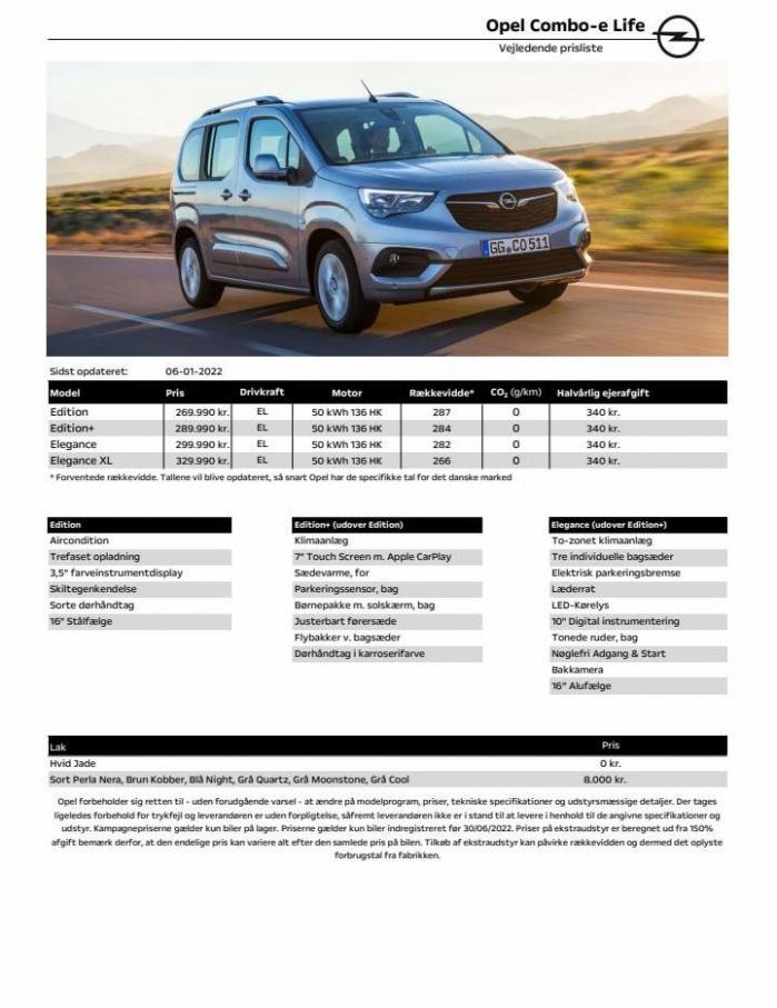 Opel - Ny Combo-e Life. Opel (2022-01-31-2022-01-31)