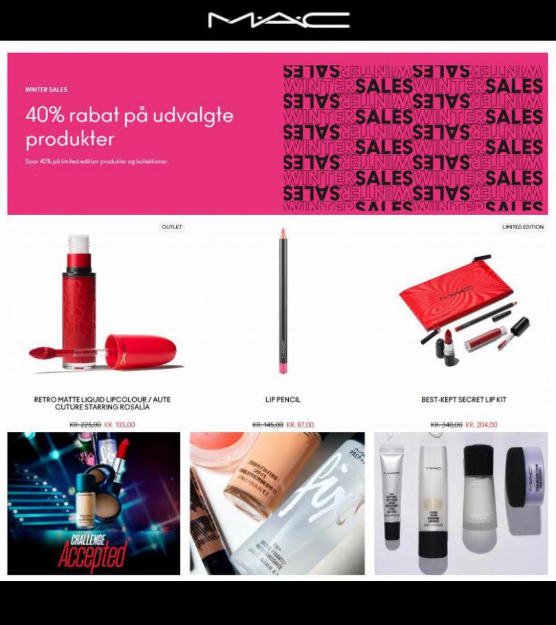 Winter sales -40%. MAC Cosmetics (2022-02-07-2022-02-07)