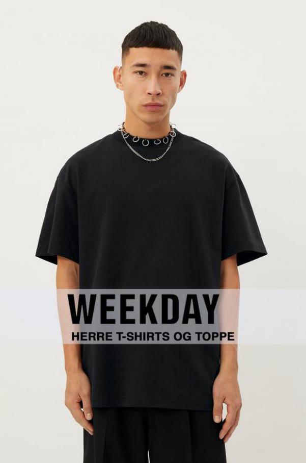 Herre T-shirts og toppe. Weekday (2022-03-31-2022-03-31)