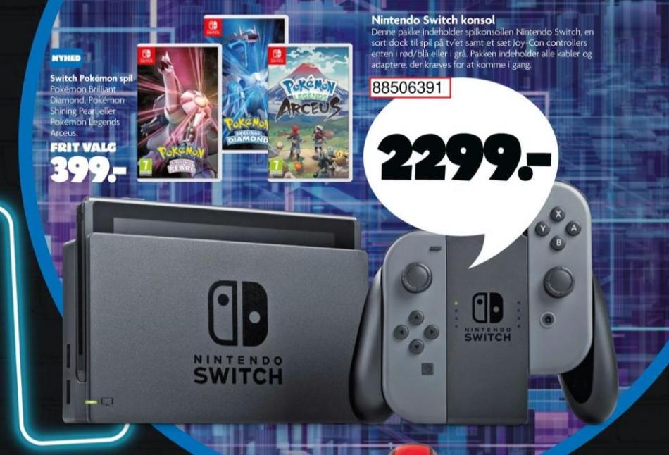 Nintendo Switch, Fætter BR januar 2022 Alle Tilbudsavis
