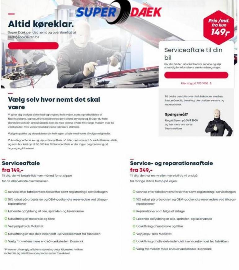 Serviceaftale til din bil. Superdaek (2022-04-17-2022-04-17)