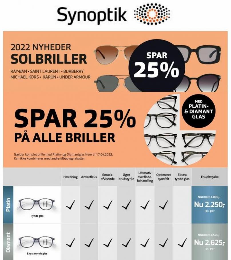 Spar 25% på udvalgte designersolbriller. Synoptik (2022-04-13-2022-04-13)