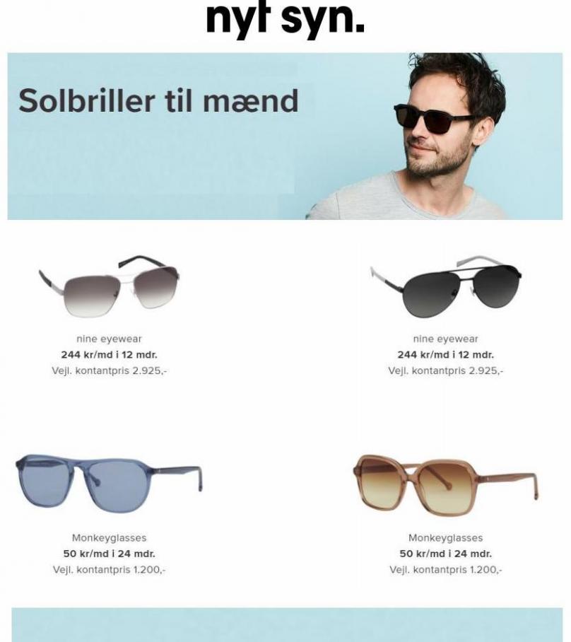 Solbriller til mænd. Nyt Syn (2022-04-12-2022-04-12)