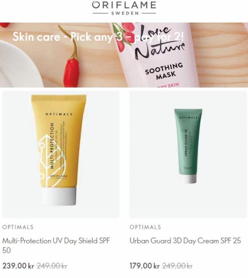 Skin care - Pick any 3 – pay for 2!. Oriflame (2022-04-07-2022-04-07)