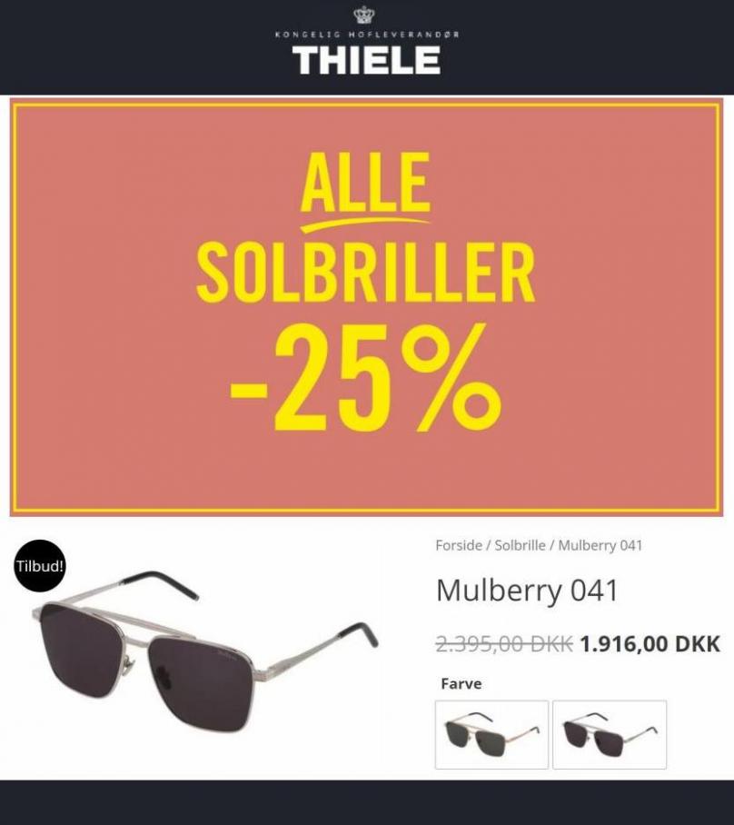 Solbriller -25%. Thiele (2022-04-21-2022-04-21)