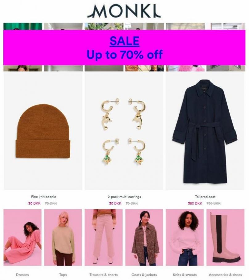 Sale up to 70%. Monki (2022-04-14-2022-04-14)