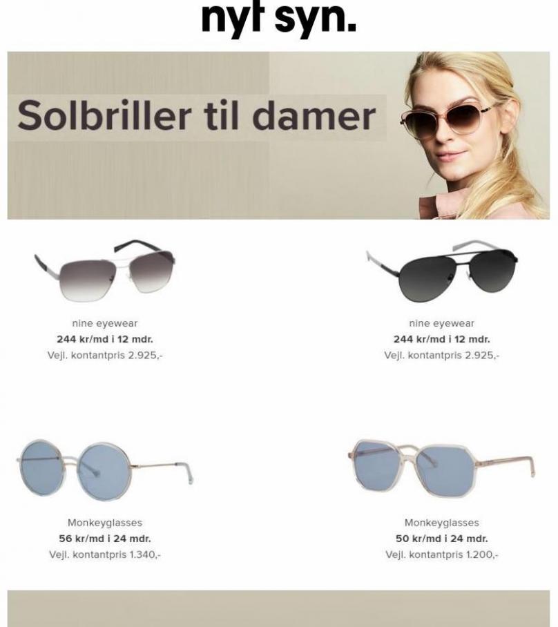 Solbriller til damer. Nyt Syn (2022-05-10-2022-05-10)