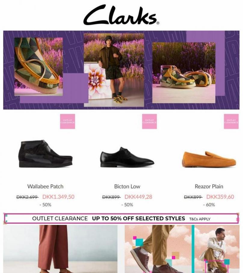 Herre Outlet Clearance -50%. Clarks (2022-05-05-2022-05-05)