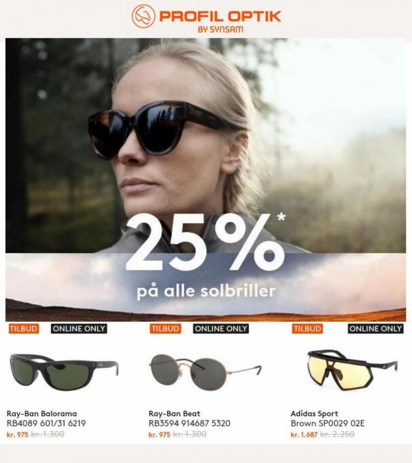 Solbriller -25%. Profil Optik (2022-05-22-2022-05-22)