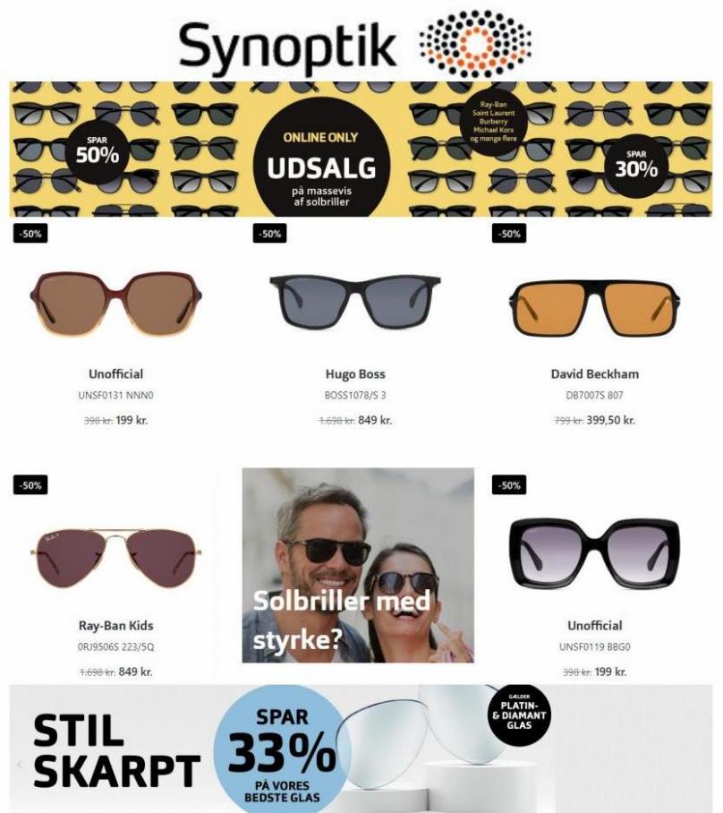 Udsalg på solbriller | Spar enten 30% eller 50%. Synoptik (2022-06-19-2022-06-19)