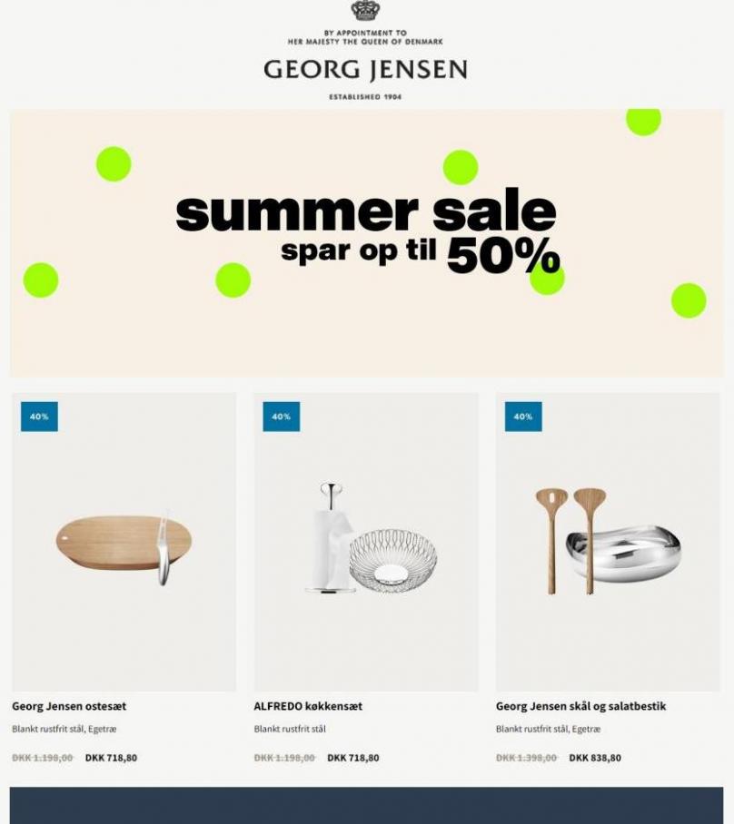 Summer Sale -50%. Georg Jensen (2022-07-06-2022-07-06)