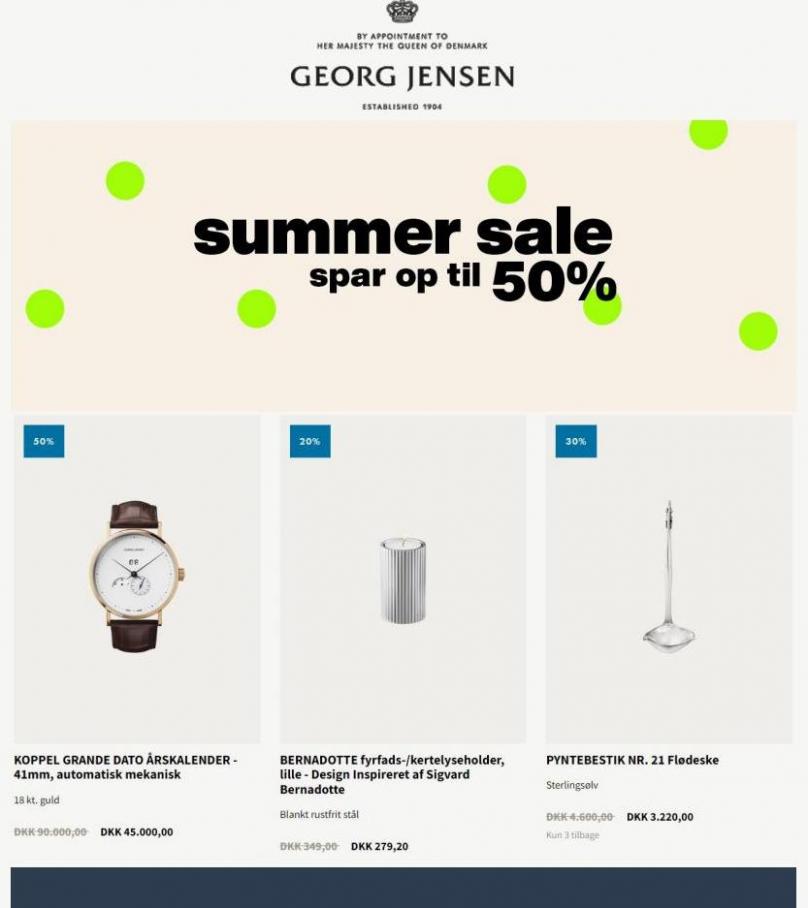 Summer Sale -50%. Georg Jensen (2022-07-14-2022-07-14)