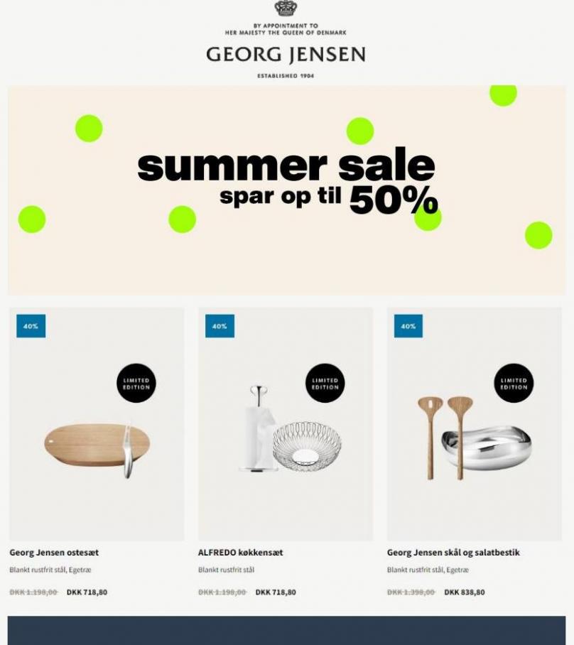 Summer Sale -50%. Georg Jensen (2022-07-24-2022-07-24)