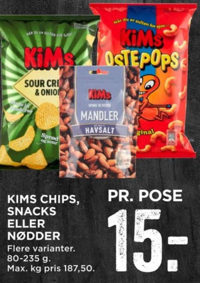 Kims, Chips, MENY august 2022 - Alle Tilbudsavis