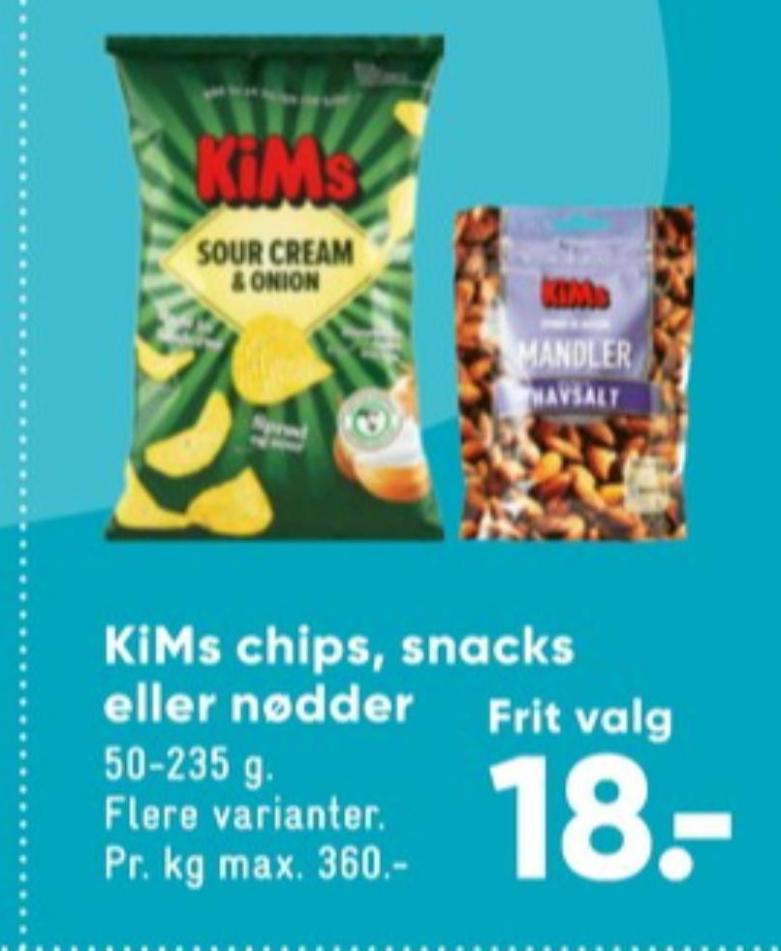 Kims, Chips, Bilka september 2022 - Alle Tilbudsavis