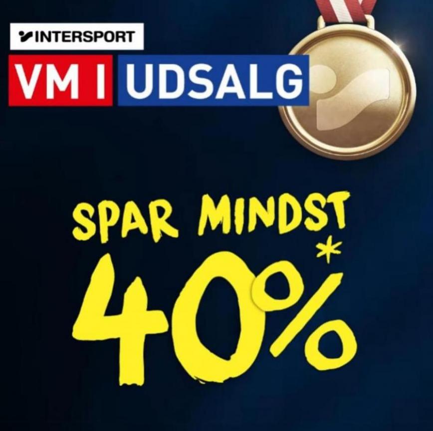 Spar Mindst 40%*. Intersport (2023-01-15-2023-01-15)