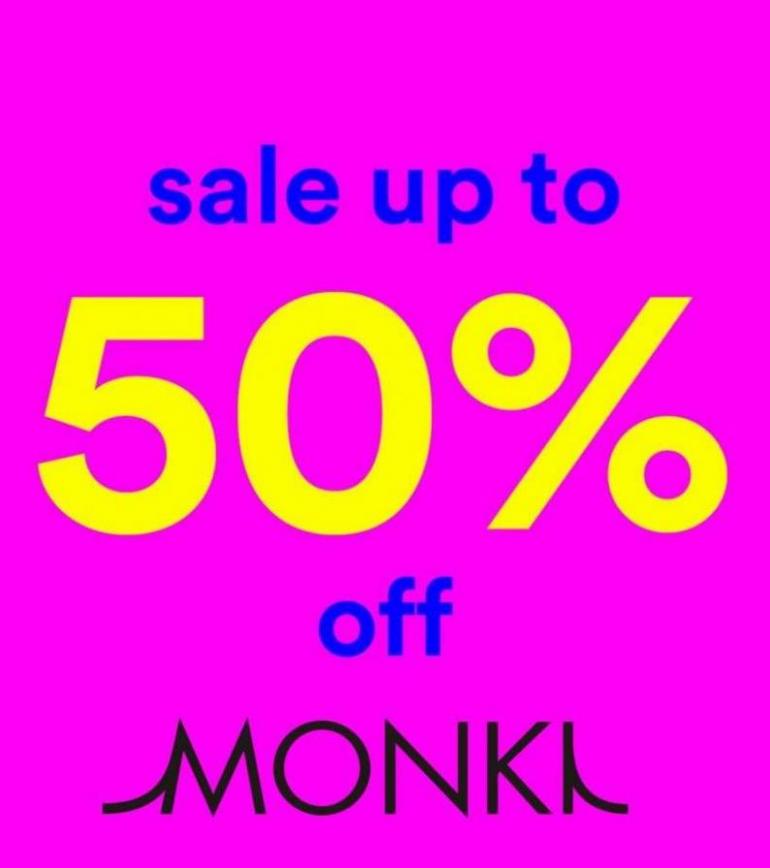 Sale up to 70%. Monki (2023-08-25-2023-08-25)