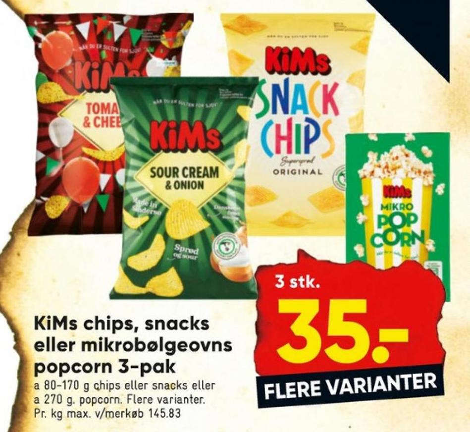 Kims, Popcorn, Bilka august 2023 - Alle Tilbudsavis