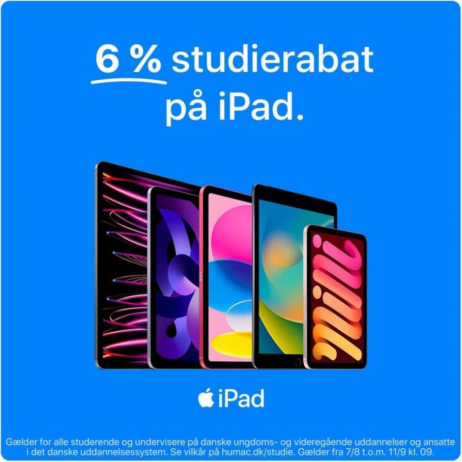 6% studierabat på iPad. Humac (2023-09-11-2023-09-11)