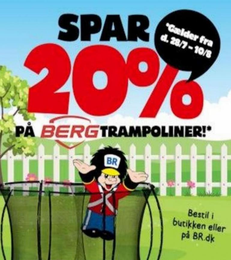 Spar 20% på berg trampoliner. Fætter BR (2023-08-10-2023-08-10)