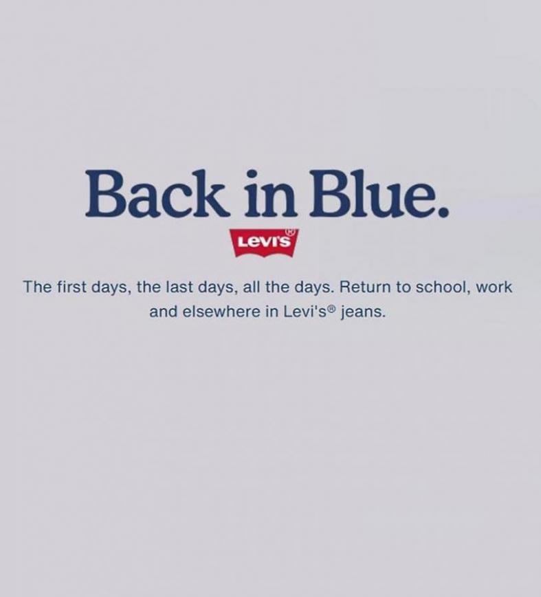 Back in blue. Levi's (2023-10-03-2023-10-03)