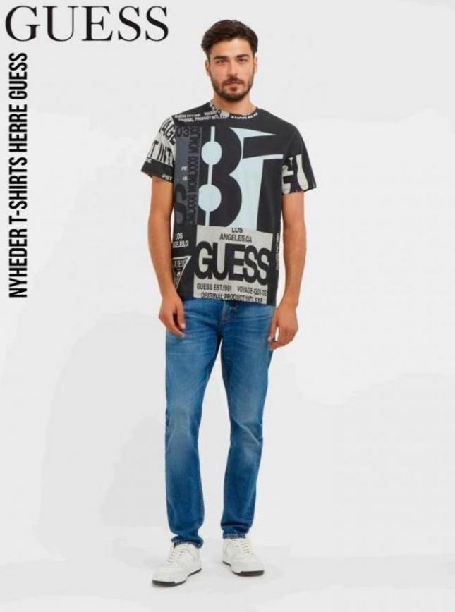 Nyheder T-shirts Herre Guess. Guess (2023-11-28-2023-11-28)