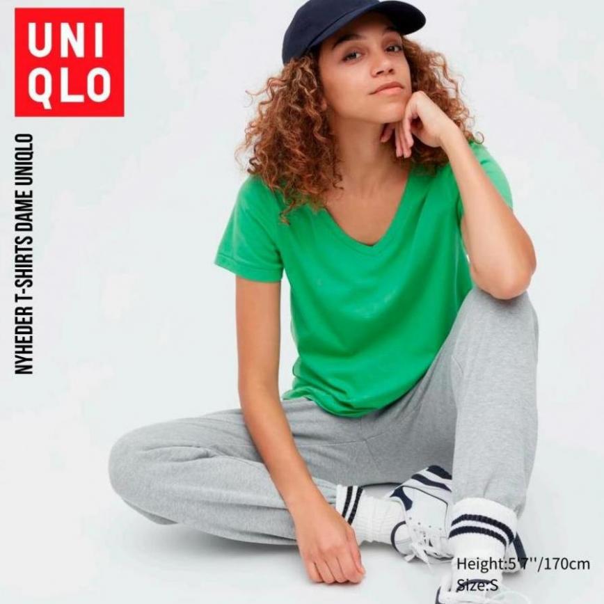 Nyheder T-Shirts Dame Uniqlo. Uniqlo (2023-11-22-2023-11-22)