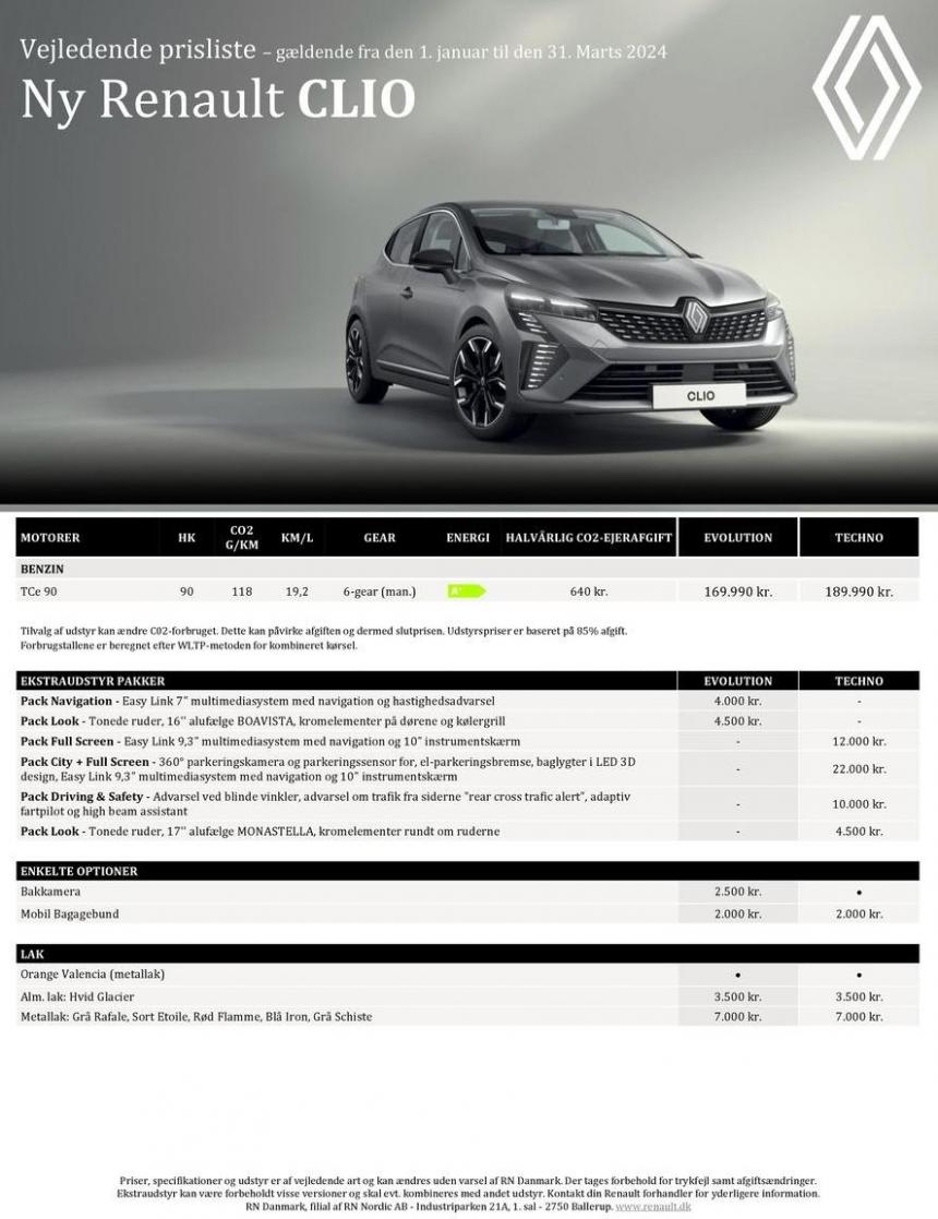 Renault Ny Clio. Renault (2024-03-31-2024-03-31)